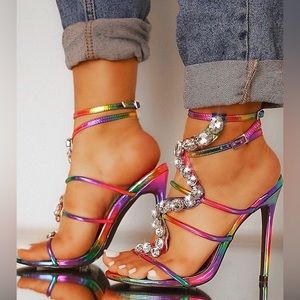 Snake road stiletto